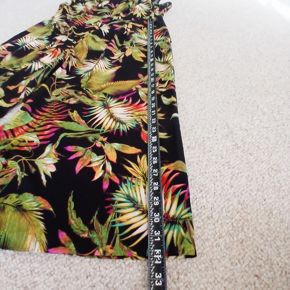 Emma & Michele Womens Size 16 Capri Jumpsuit Romper Floral Boho Resort Wear - Picture 11 of 12
